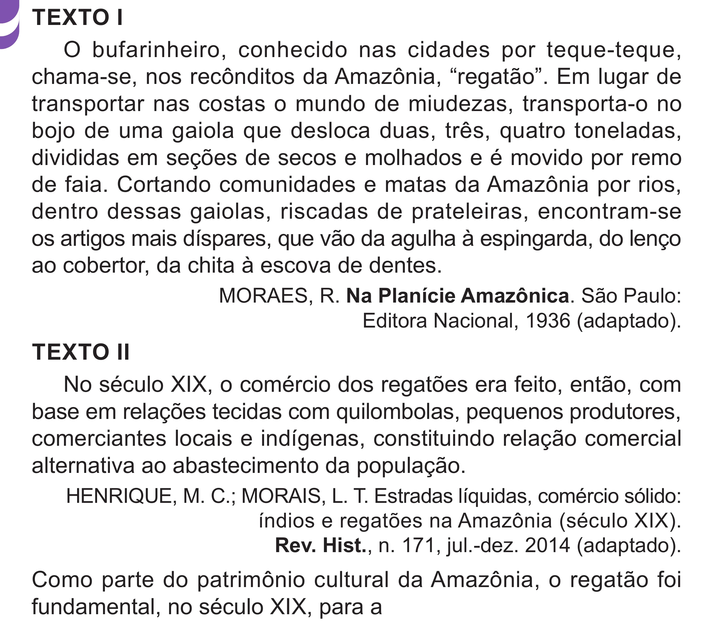 Enunciado original completo da questão 70 do ENEM 2024 - 1º Dia – Caderno 10 – Roxo (Libras) – Aplicação Regular - (Superampliada), página 78.
