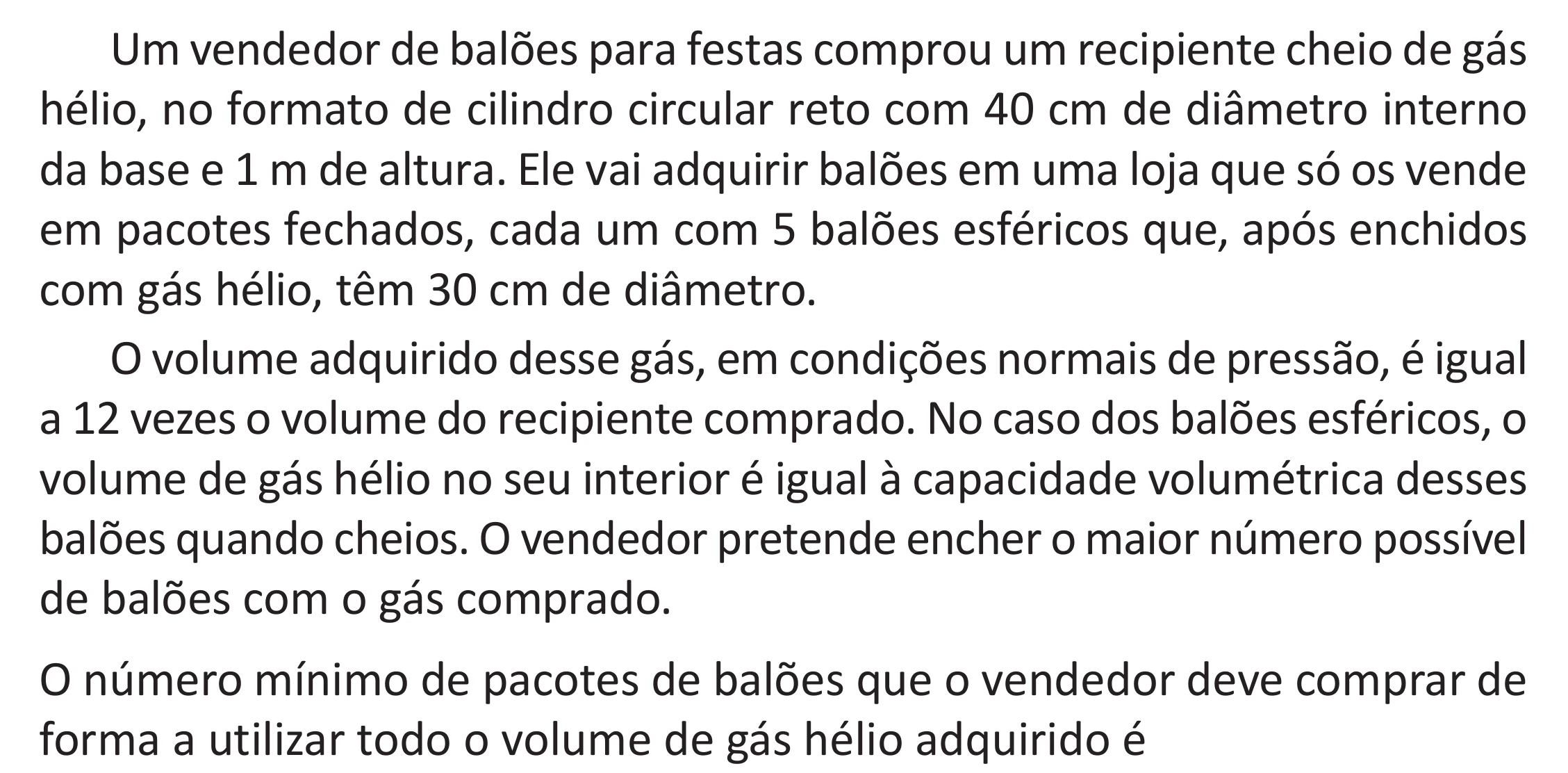 Enunciado original completo da questão 149 do ENEM 2025 - 2º Dia – Caderno 11 – Laranja (Braile e ledor) – Aplicação Regular - (Superampliada) - Belém, Ananindeua e Marituba, página 61.