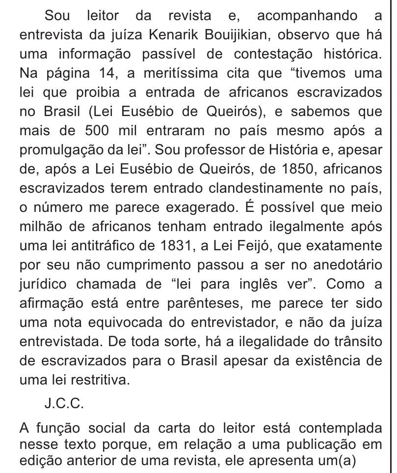 Enunciado original completo da questão 29 do ENEM 2021 - 1º Dia – Caderno 9 – Laranja (braile e ledor) – Reaplicação/PPL/Segunda Oportunidade, página 15.