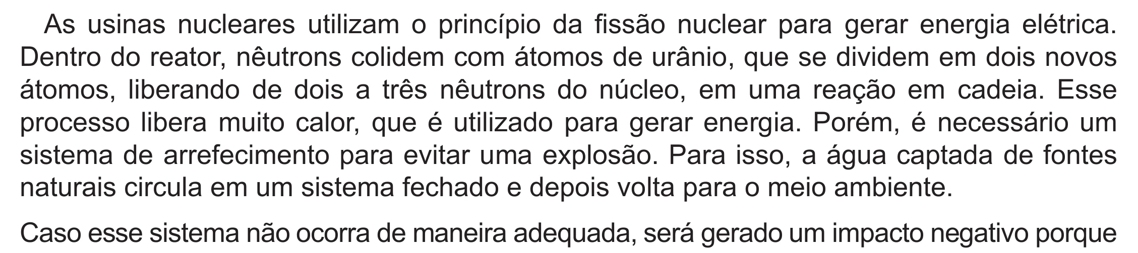 Enunciado original completo da questão 100 do ENEM 2022 - 2º Dia – Caderno 6 – Cinza (Ampliada) – Reaplicação/PPL, página 8.