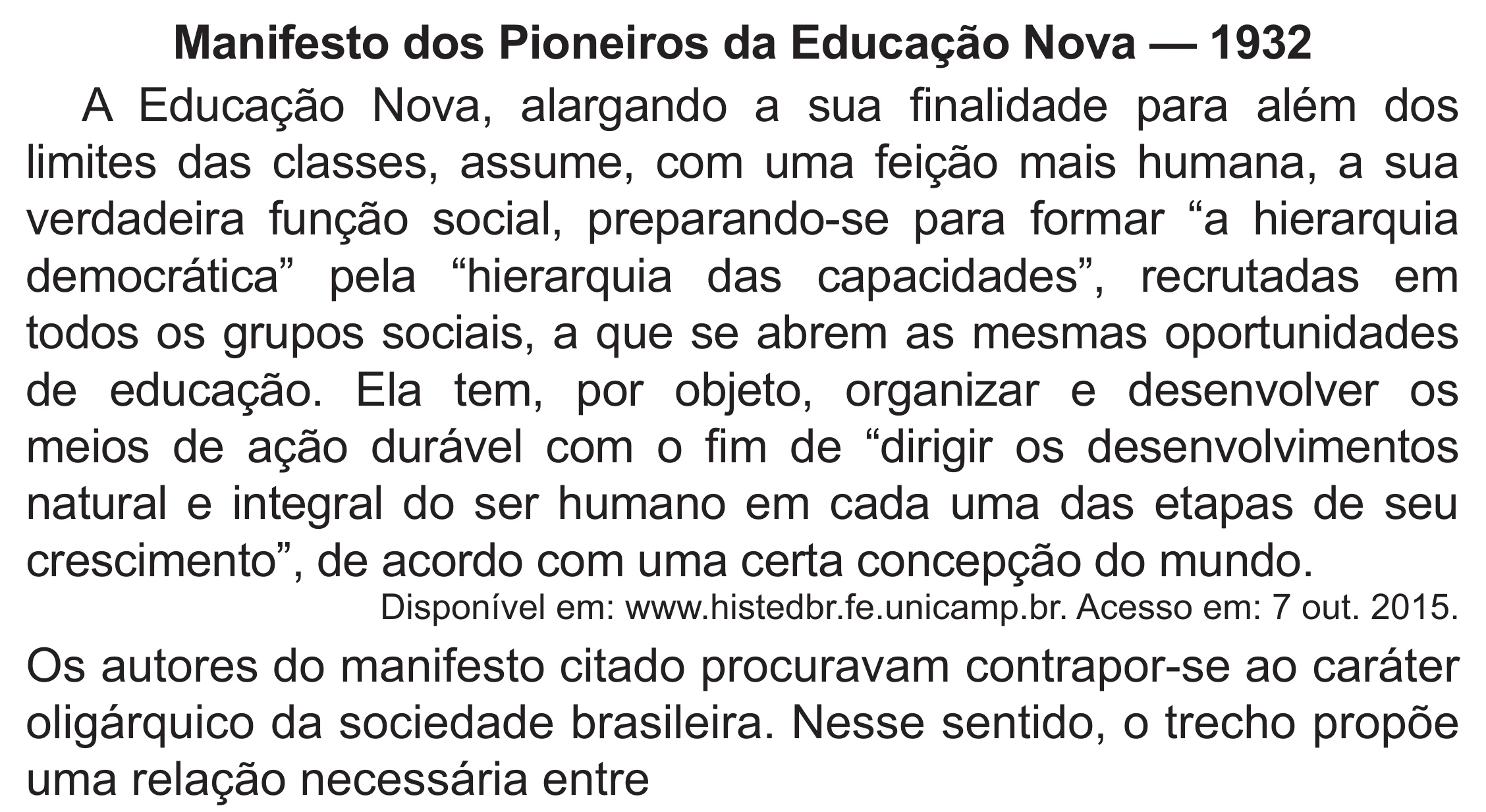 Enunciado original completo da questão 54 do ENEM 2021 - 1º Dia – Caderno 10 – Verde (Libras – Superampliada) – Aplicação Regular, página 59.