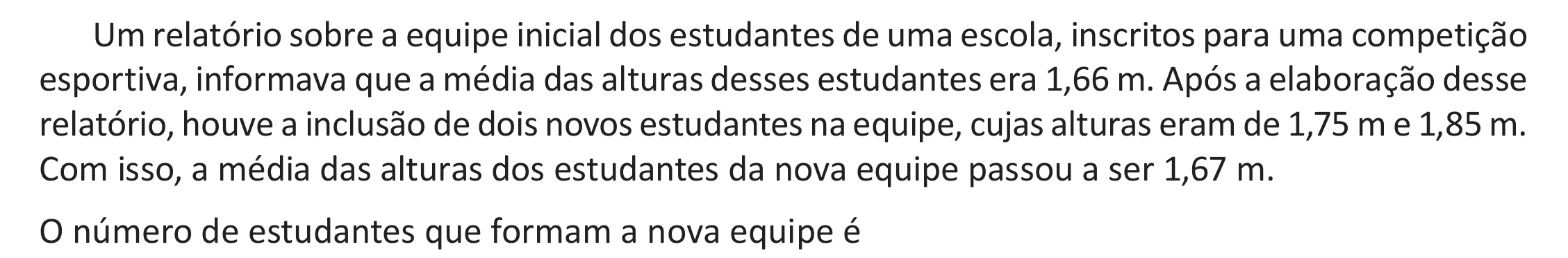 Enunciado original completo da questão 169 do ENEM 2025 - 2º Dia – Caderno 11 – Laranja (Braile e ledor) – Aplicação Regular - (Ampliada) - Belém, Ananindeua e Marituba, página 55.