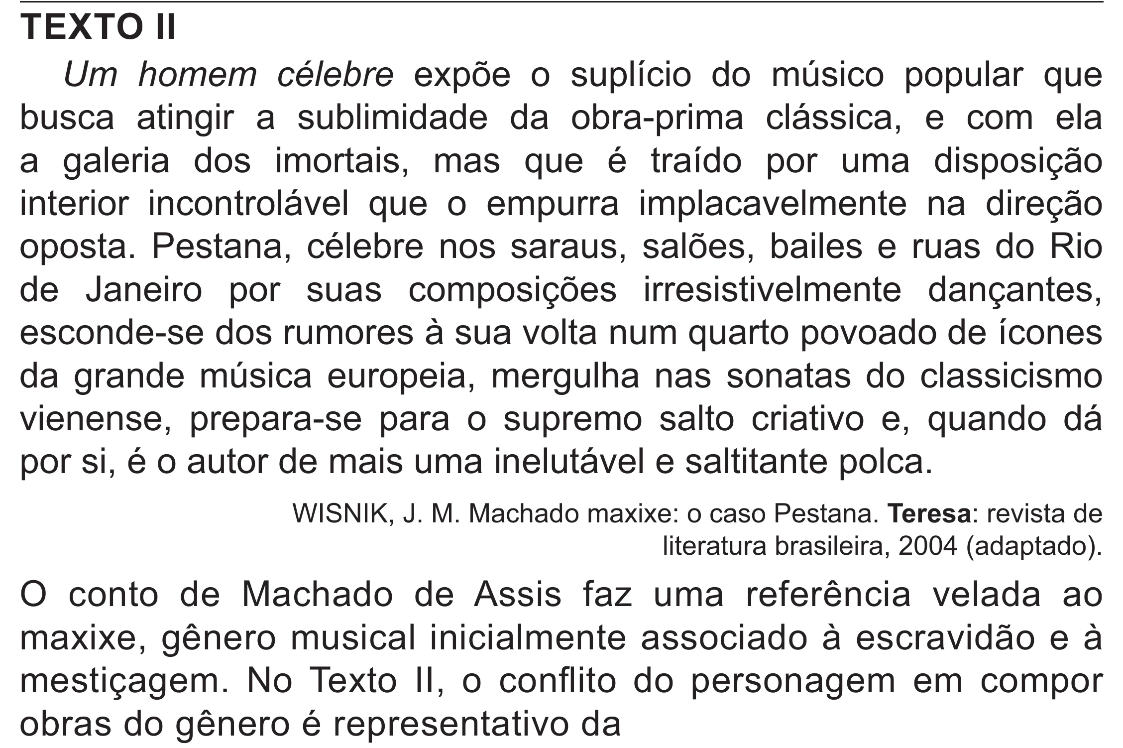 Enunciado original completo da questão 40 do ENEM 2021 - 1º Dia – Caderno 2 – Amarelo (Superampliada) – Aplicação Regular, página 45.