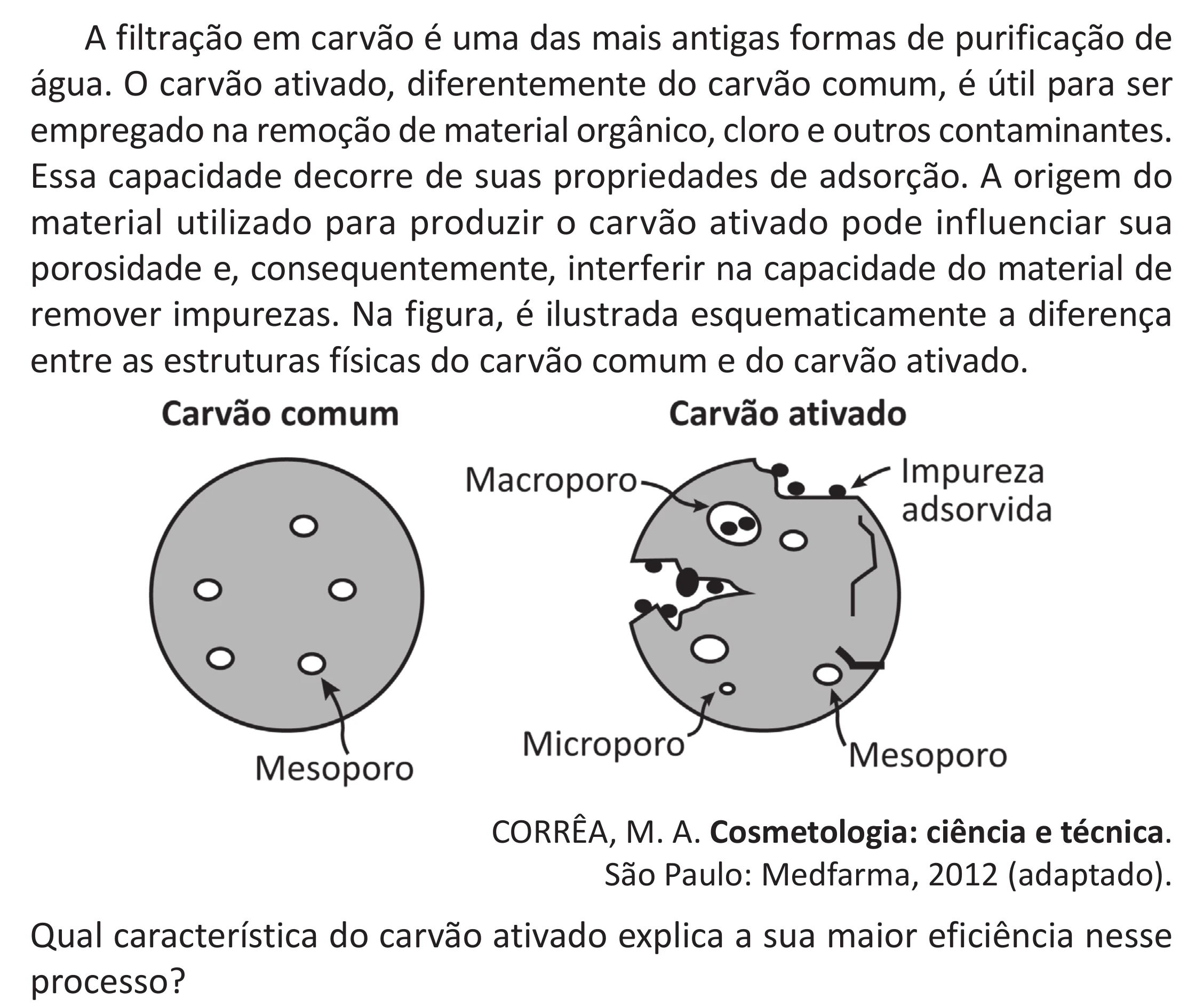 Enunciado original completo da questão 129 do ENEM 2025 - 2º Dia – Caderno 11 – Laranja (Braile e ledor) – Aplicação Regular - (Superampliada), página 42.