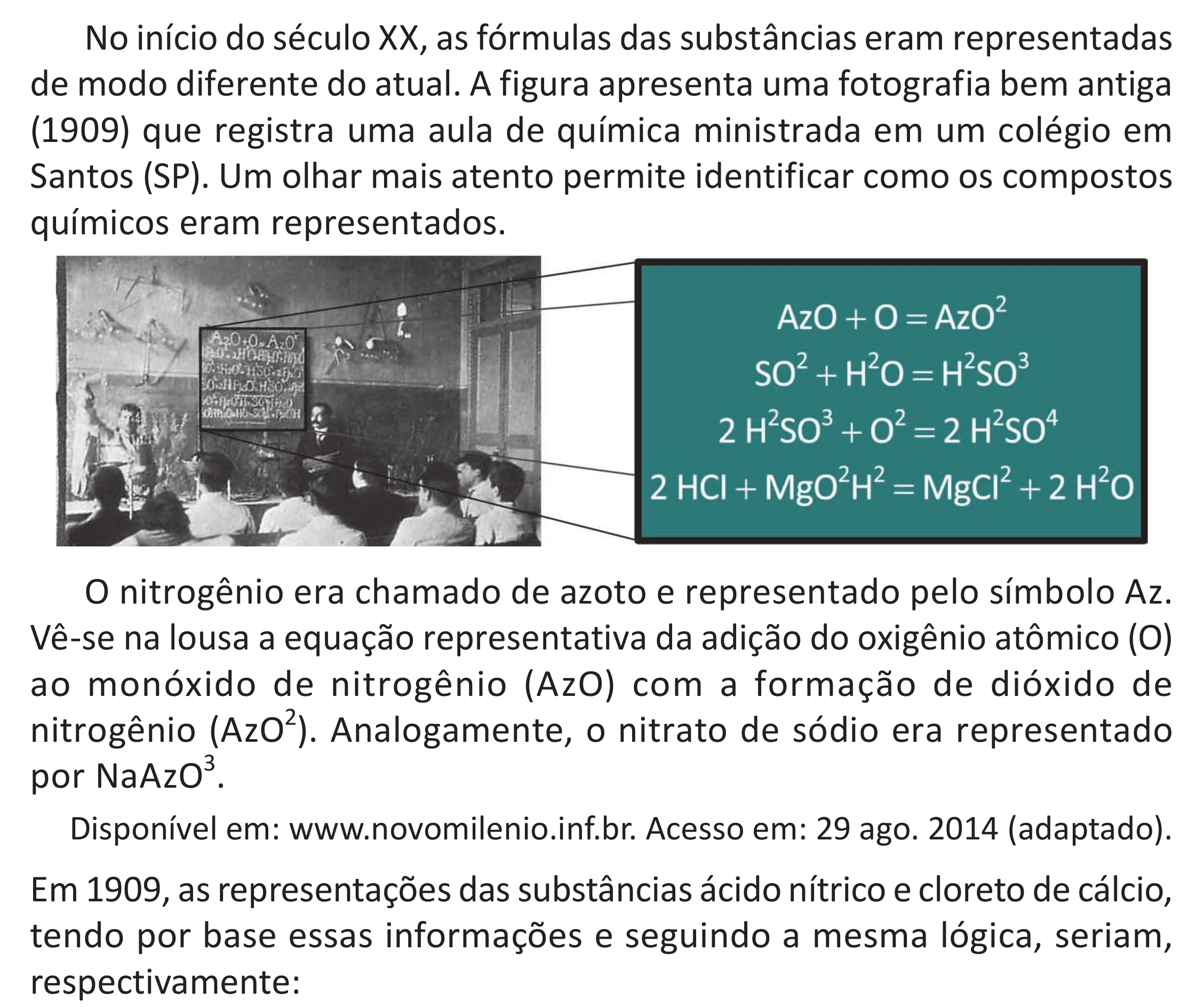 Enunciado original completo da questão 108 do ENEM 2025 - 2º Dia – Caderno 11 – Laranja (Braile e ledor) – Aplicação Regular - (Superampliada), página 19.
