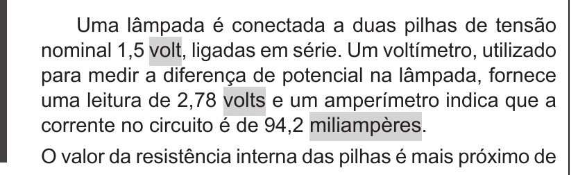 Enunciado original completo da questão 120 do ENEM 2017 - 2º Dia - Caderno 11 - Laranja – Reaplicação/PPL - Ledor, página 12.