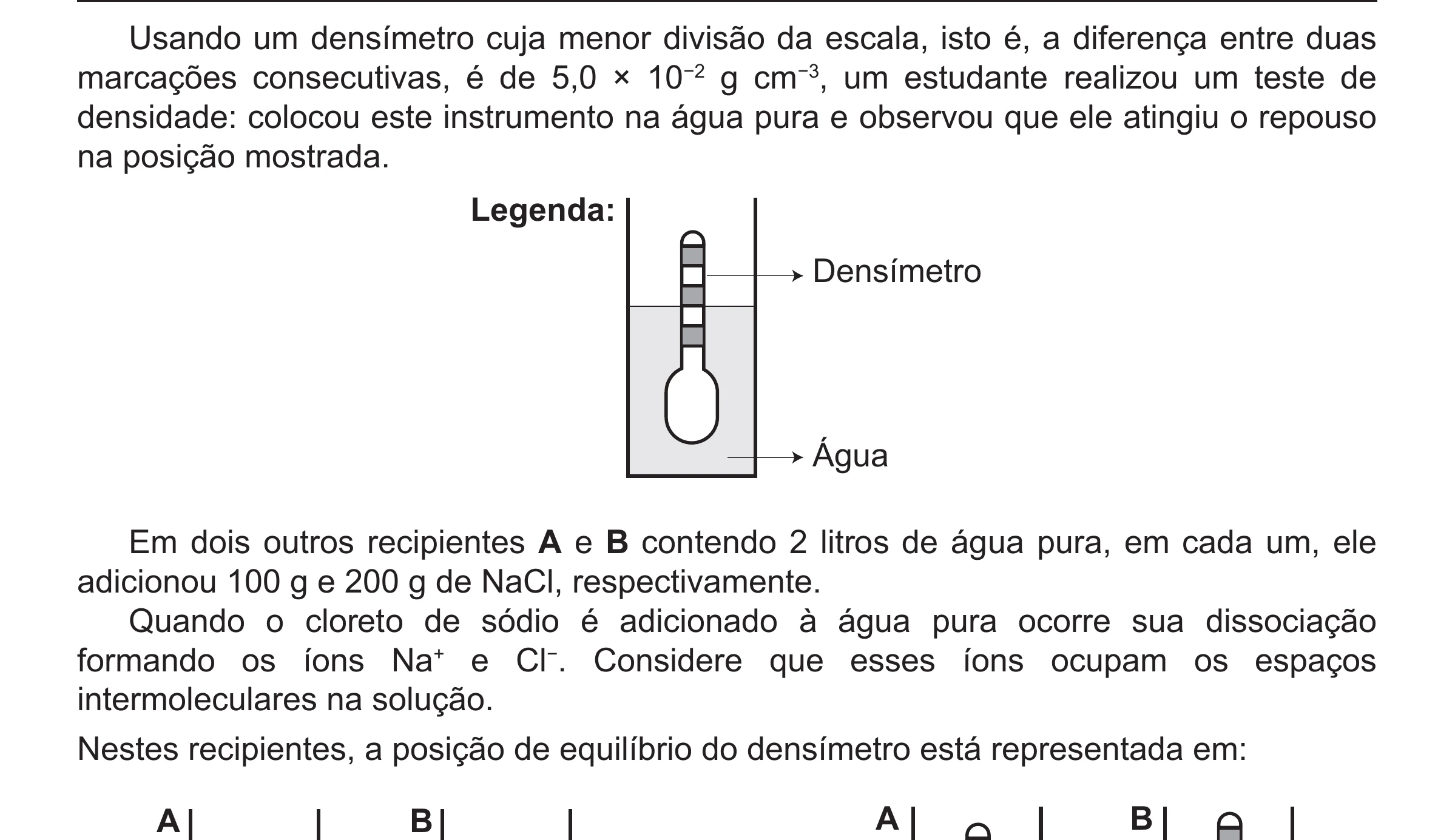 Enunciado original completo da questão 127 do ENEM 2018 - 2º Dia - Caderno 5 – Amarelo (Ampliada) – Aplicação regular, página 23.