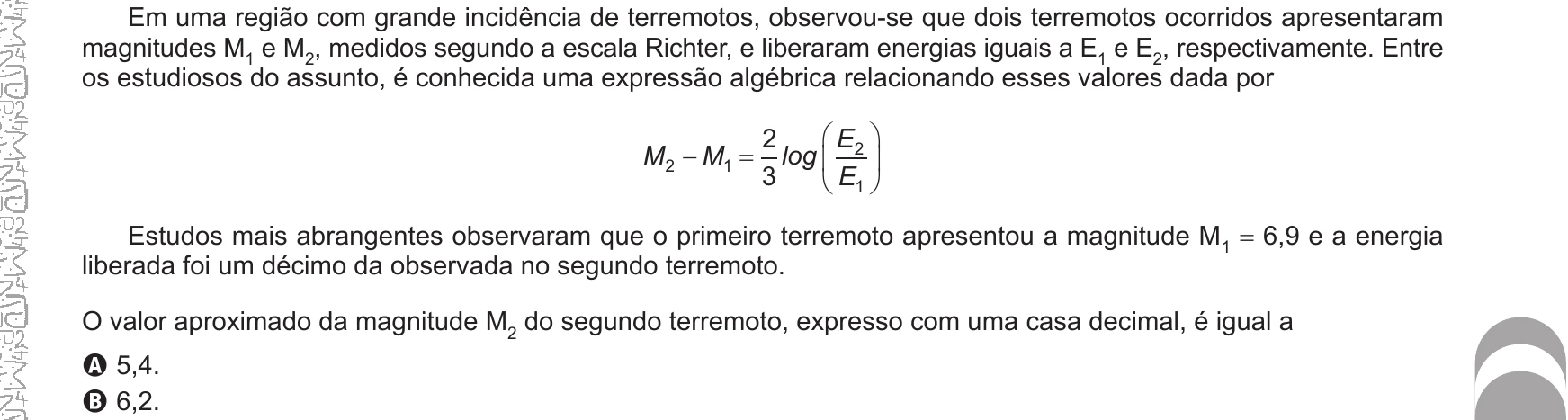 Enunciado original completo da questão 150 do ENEM 2024 - 2º Dia – Caderno 6 – Cinza – Aplicação Regular, página 21.