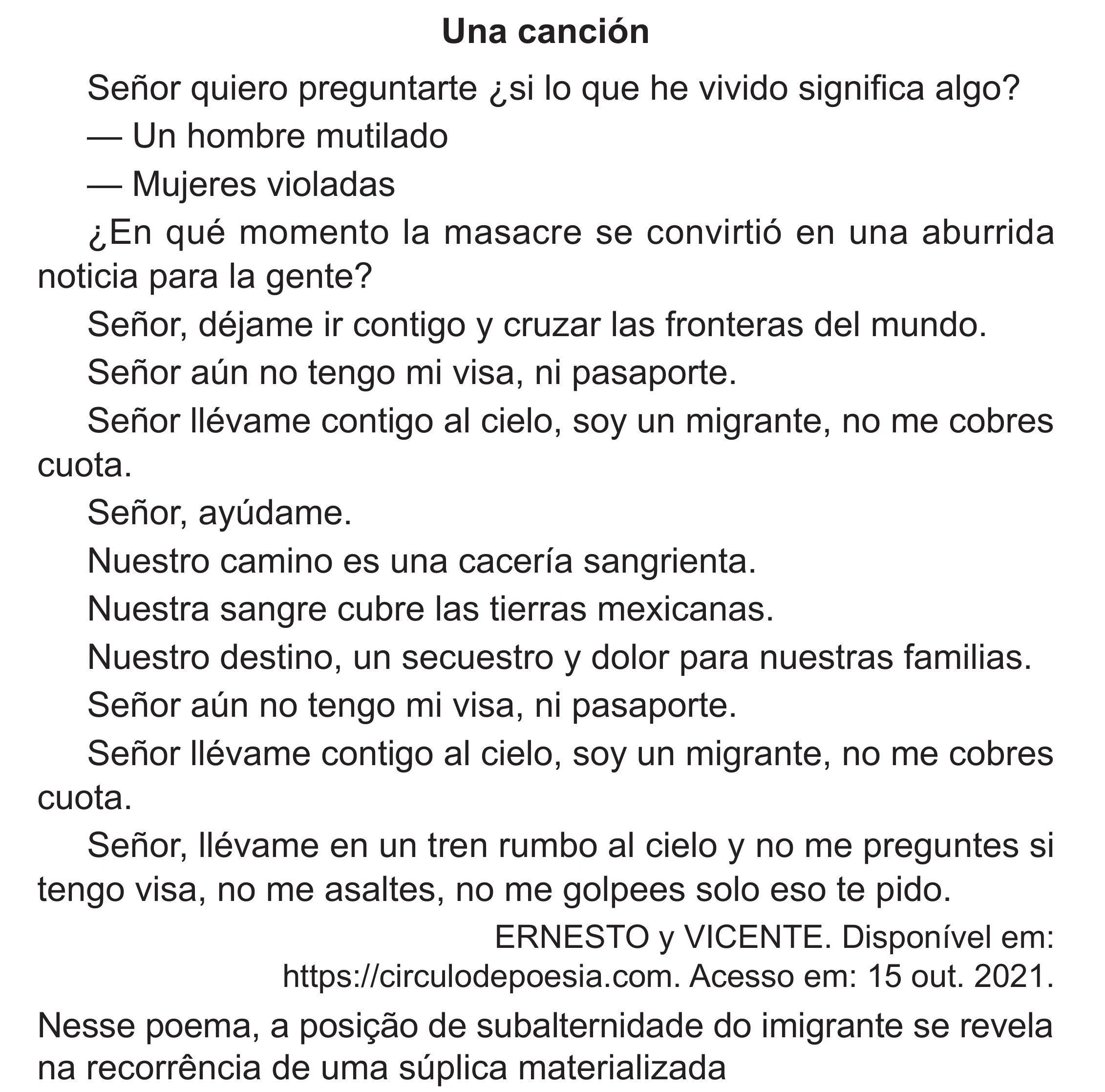 Enunciado original completo da questão 2 (espanhol) do ENEM 2024 - 1º Dia – Caderno 4 – Verde (Superampliada) – Reaplicação/PPL, página 9.
