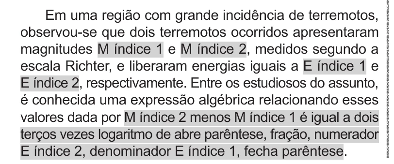 Enunciado original completo da questão 172 do ENEM 2024 - 2º Dia – Caderno 11 – Laranja (braile e ledor) – Aplicação Regular, página 32.