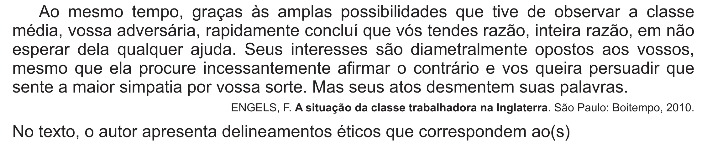 Enunciado original completo da questão 70 do ENEM 2021 - 1º Dia – Caderno 2 – Amarelo (Ampliada) – Aplicação Regular, página 54.