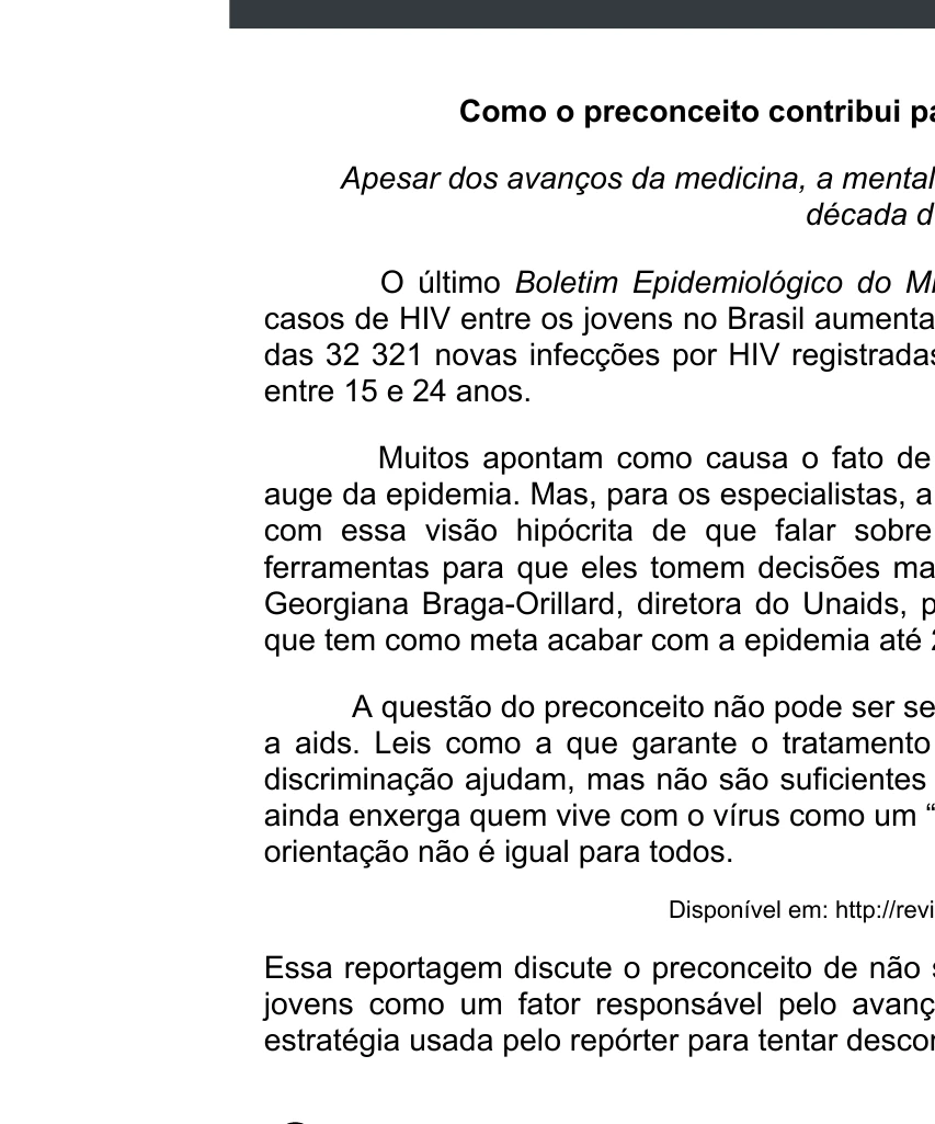 Enunciado original completo da questão 11 do ENEM 2020 - 1º Dia - Caderno 4 – Rosa – Espanhol – Aplicação digital, página 15.