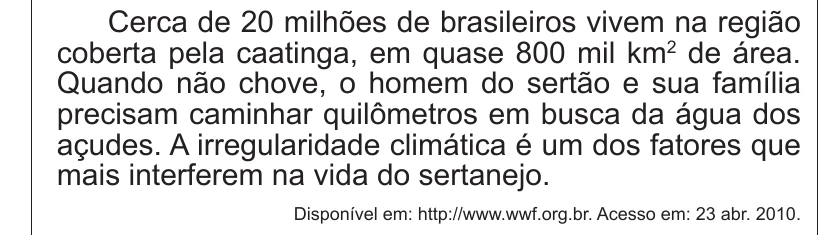 Enunciado original completo da questão 158 do ENEM 2011 - 2º Dia - Caderno 8 - Rosa – Aplicação regular, página 26.