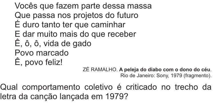 Enunciado original completo da questão 81 do ENEM 2021 - 1º Dia – Caderno 2 – Amarelo – Aplicação Regular, página 29.