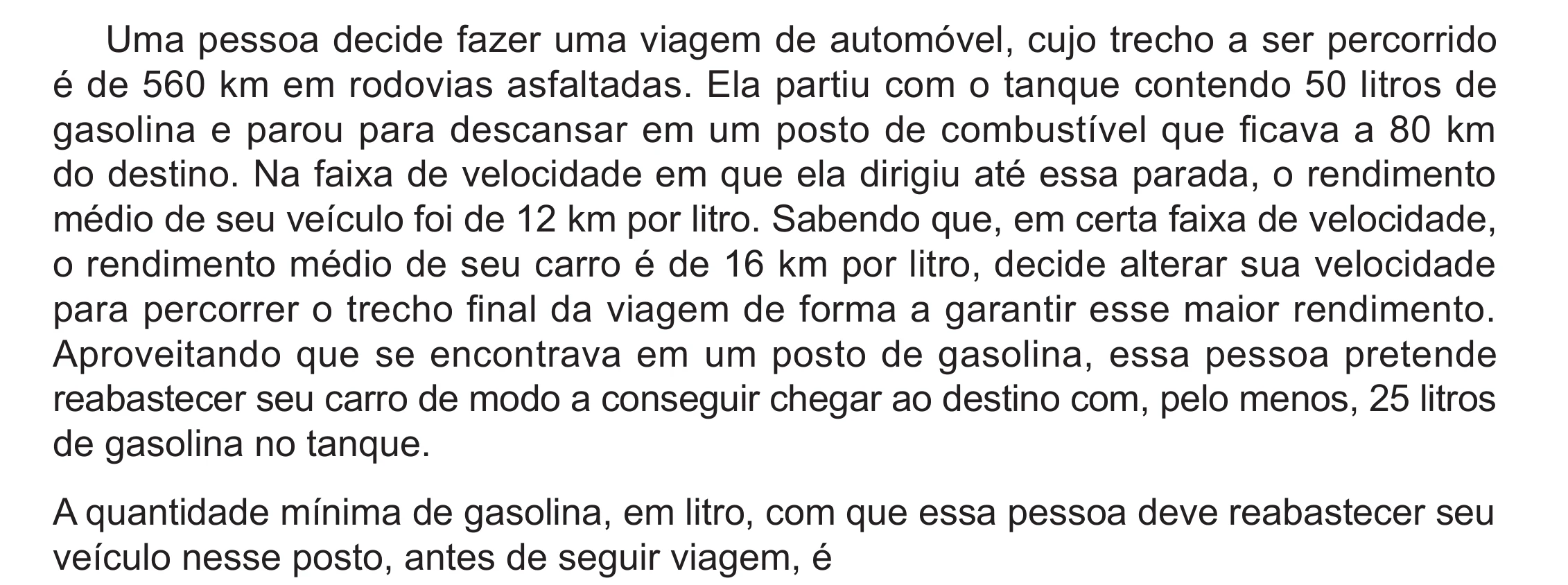 Enunciado original completo da questão 168 do ENEM 2024 - 2º Dia – Caderno 8 – Verde (Ampliada) – Reaplicação/PPL, página 55.
