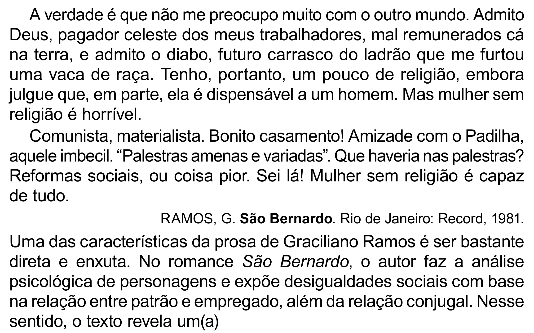 Enunciado original completo da questão 22 do ENEM 2023 - 1º Dia – Caderno 4 – Rosa (Superampliada) – Reaplicação/PPL, página 28.