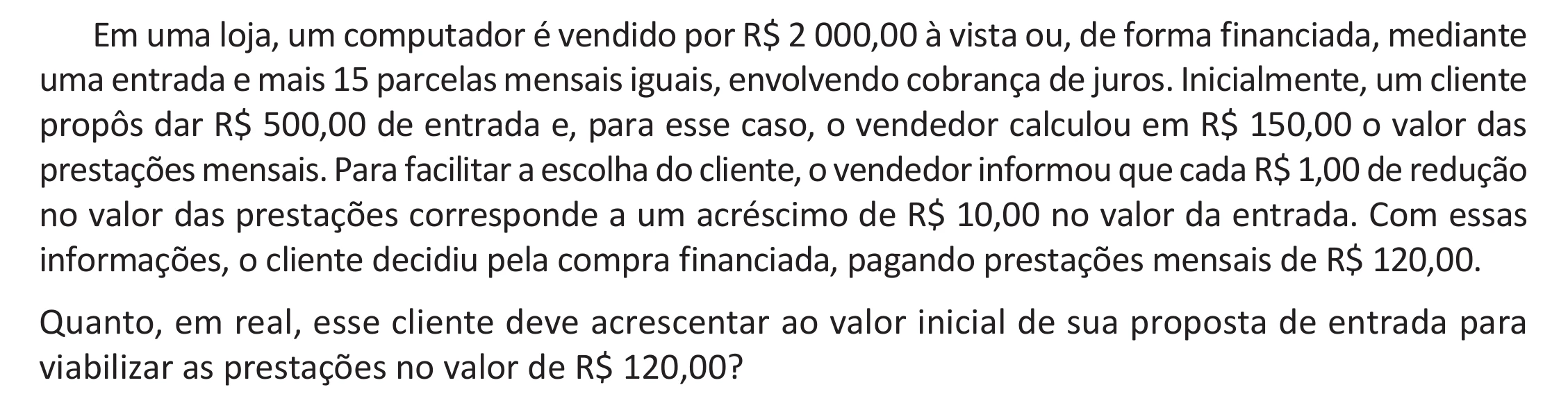 Enunciado original completo da questão 158 do ENEM 2025 - 2º Dia – Caderno 11 – Laranja (Braile e ledor) – Aplicação Regular - (Ampliada) - Belém, Ananindeua e Marituba, página 48.