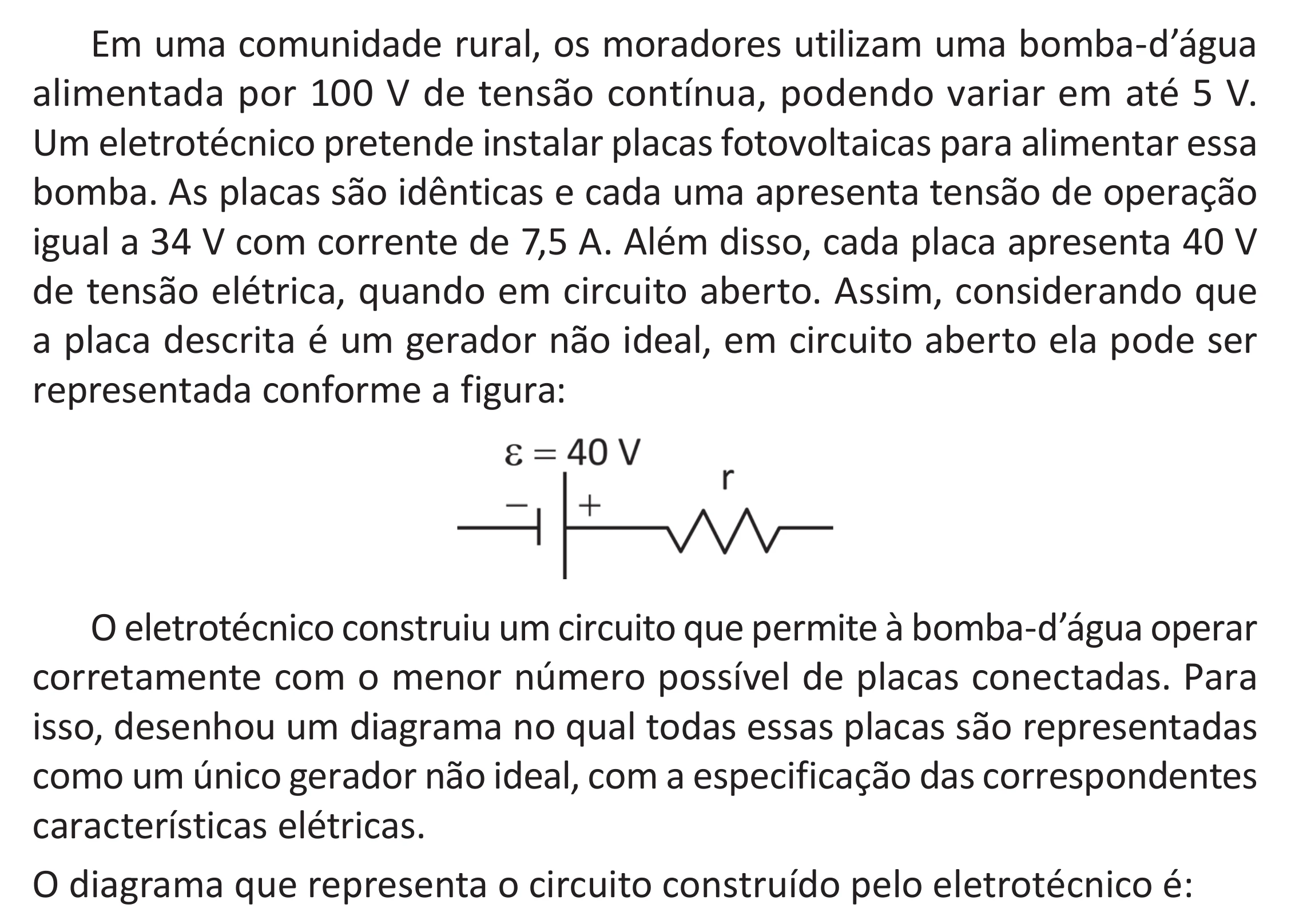 Enunciado original completo da questão 125 do ENEM 2025 - 2º Dia – Caderno 12 – Roxo (Libras) – Aplicação Regular - (Superampliada), página 36.