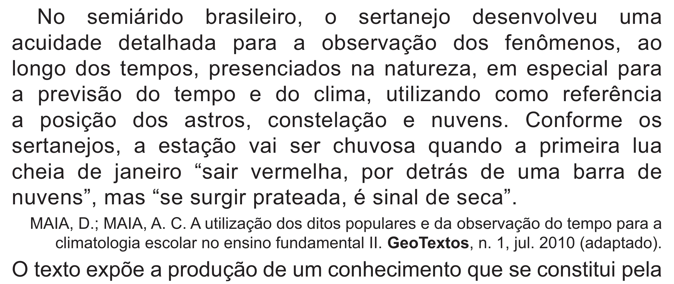 Enunciado original completo da questão 80 do ENEM 2021 - 1º Dia – Caderno 10 – Verde (Libras – Superampliada) – Aplicação Regular, página 73.