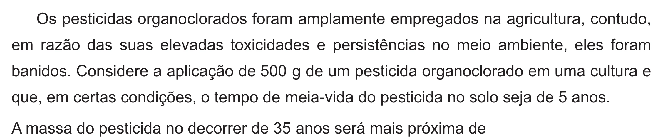 Enunciado original completo da questão 129 do ENEM 2021 - 2º Dia – Caderno 5 – Amarelo (Ampliada) – Aplicação Regular, página 31.