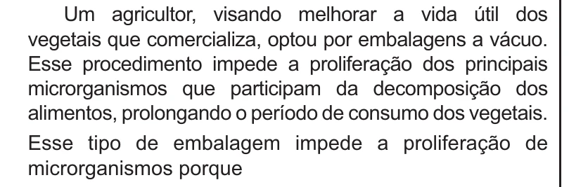 Enunciado original completo da questão 99 do ENEM 2021 - 2º Dia – Caderno 8 – Rosa – Reaplicação/PPL/Segunda Oportunidade, página 4.