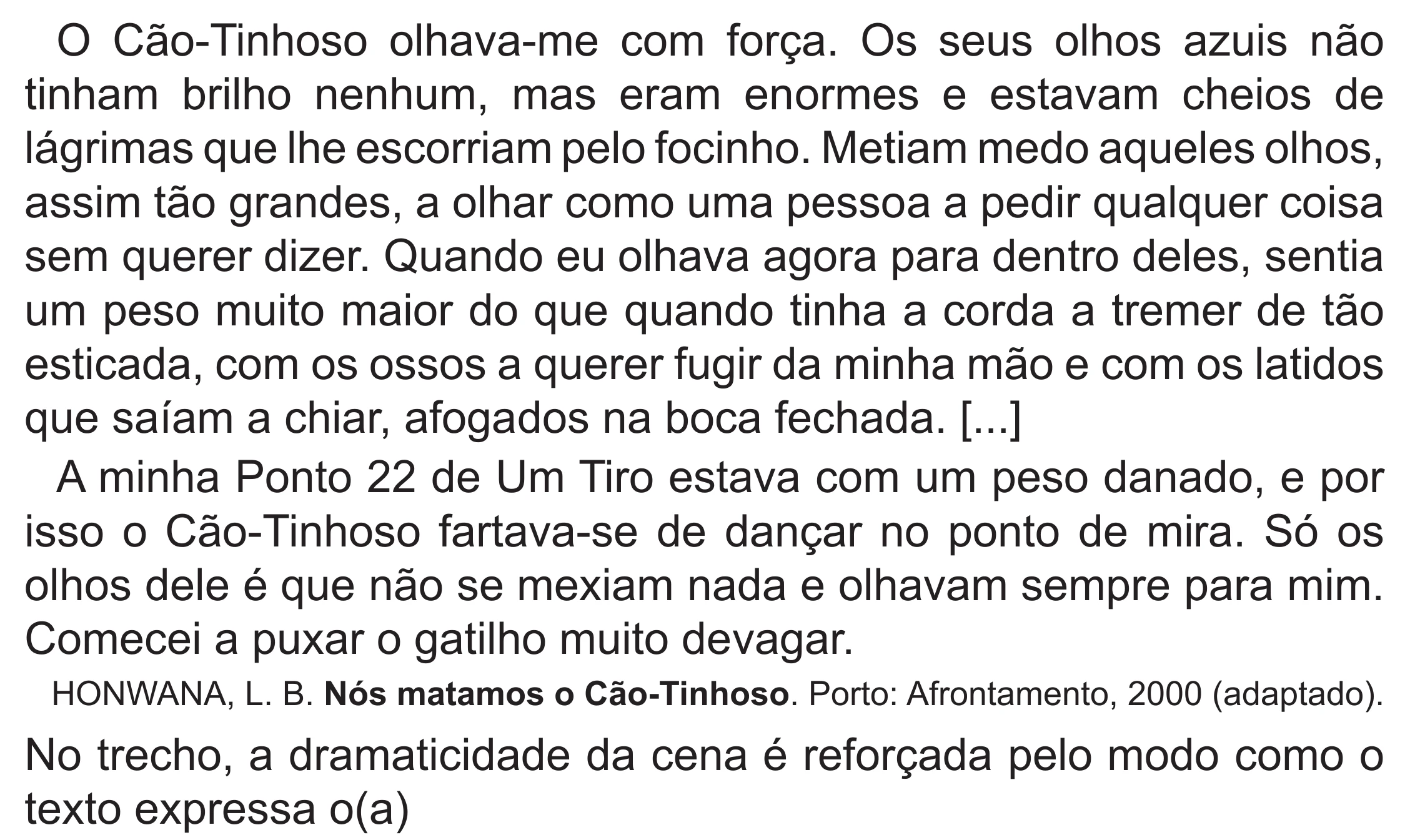 Enunciado original completo da questão 14 do ENEM 2022 - 1º Dia – Caderno 10 – Verde (Libras – Superampliada) – Aplicação Regular, página 19.