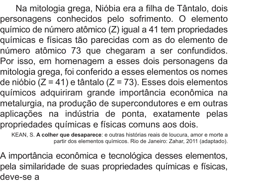 Enunciado original completo da questão 119 do ENEM 2018 - 2º Dia - Caderno 5 - Amarelo – Aplicação regular, página 9.