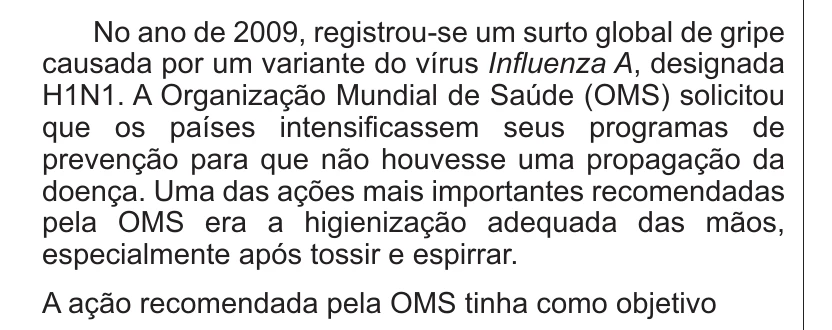 Enunciado original completo da questão 52 do ENEM 2014 - 1º Dia – Caderno 3 – Branco – Reaplicação/PPL, página 18.