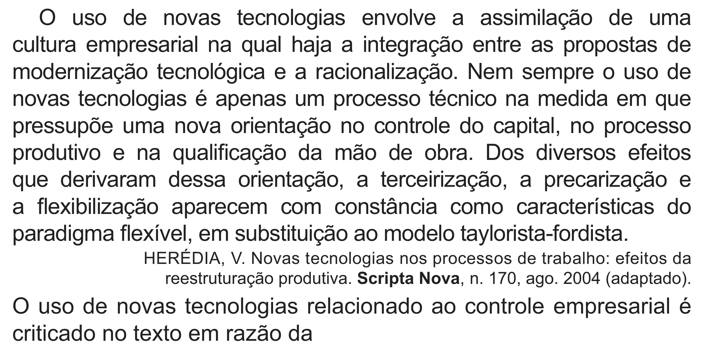 Enunciado original completo da questão 86 do ENEM 2021 - 1º Dia – Caderno 10 – Verde (Libras – Superampliada) – Aplicação Regular, página 76.