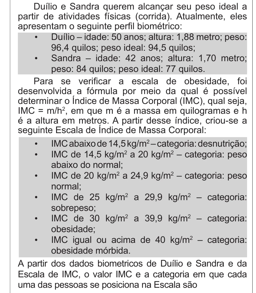 Enunciado original completo da questão 165 do ENEM 2011 - 2º Dia - Caderno 6 - Cinza – Ledor, página 28.