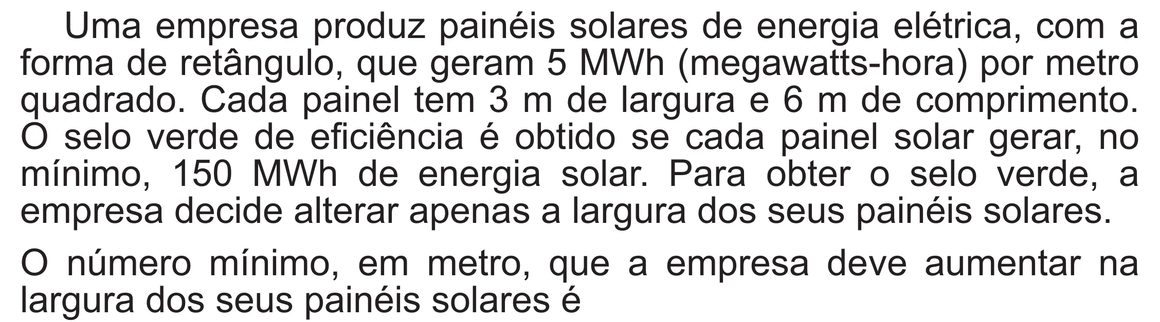 Enunciado original completo da questão 151 do ENEM 2021 - 2º Dia – Caderno 5 – Amarelo (Superampliada) – Reaplicação/PPL/Segunda Oportunidade, página 51.