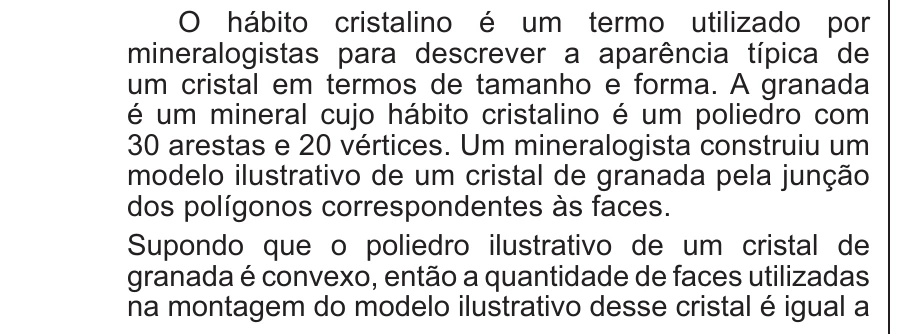 Enunciado original completo da questão 165 do ENEM 2017 - 2º Dia - Caderno 5 - Amarelo – Reaplicação/PPL, página 25.