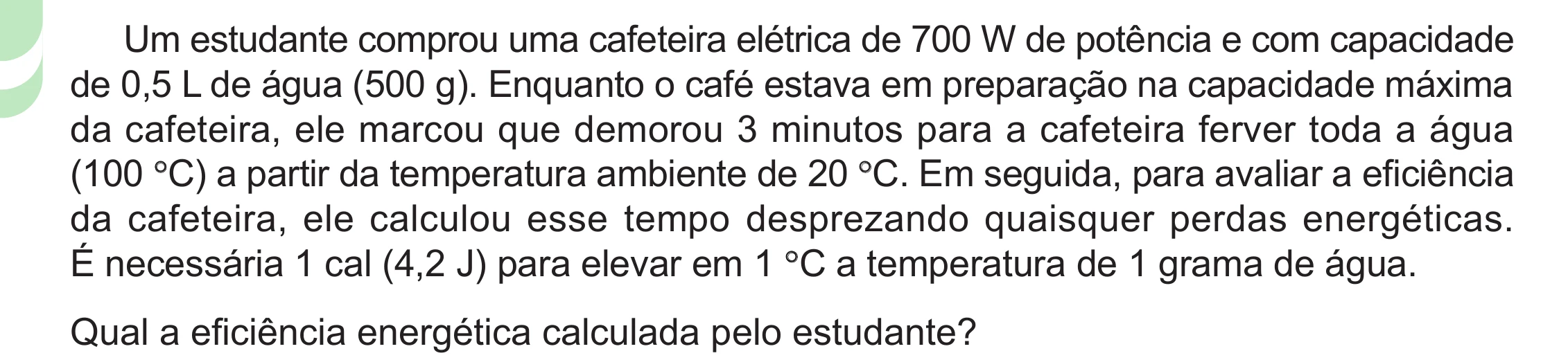 Enunciado original completo da questão 124 do ENEM 2024 - 2º Dia – Caderno 8 – Verde – Aplicação Regular - (Ampliada), página 22.