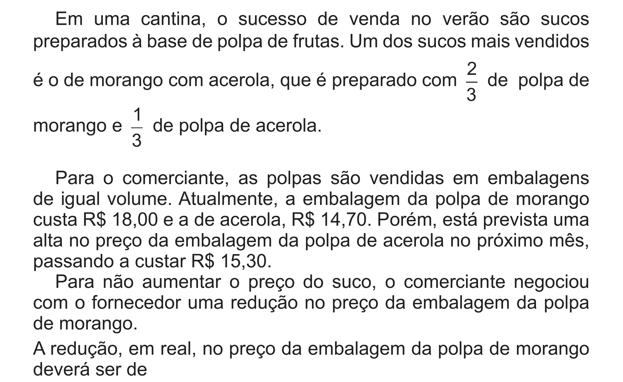 Enunciado original completo da questão 138 do ENEM 2017 - 2º Dia - Caderno 5 – Amarelo (Superampliada) – Aplicação regular, página 42.