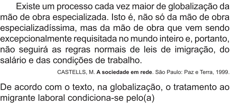 Enunciado original completo da questão 70 do ENEM 2021 - 1º Dia – Caderno 1 – Azul – Reaplicação/PPL/Segunda Oportunidade, página 26.