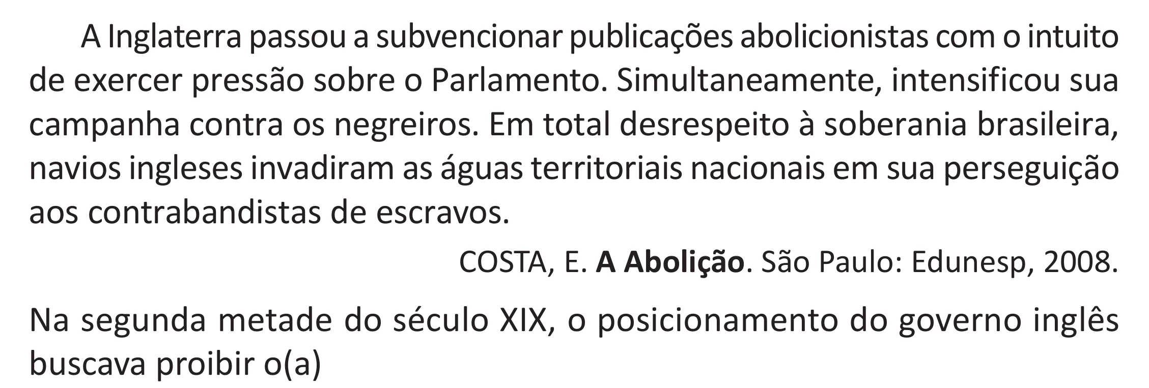 Enunciado original completo da questão 46 do ENEM 2025 - 1º Dia – Caderno 9 – Laranja (Braile e ledor) – Reaplicação - (Superampliada), página 56.