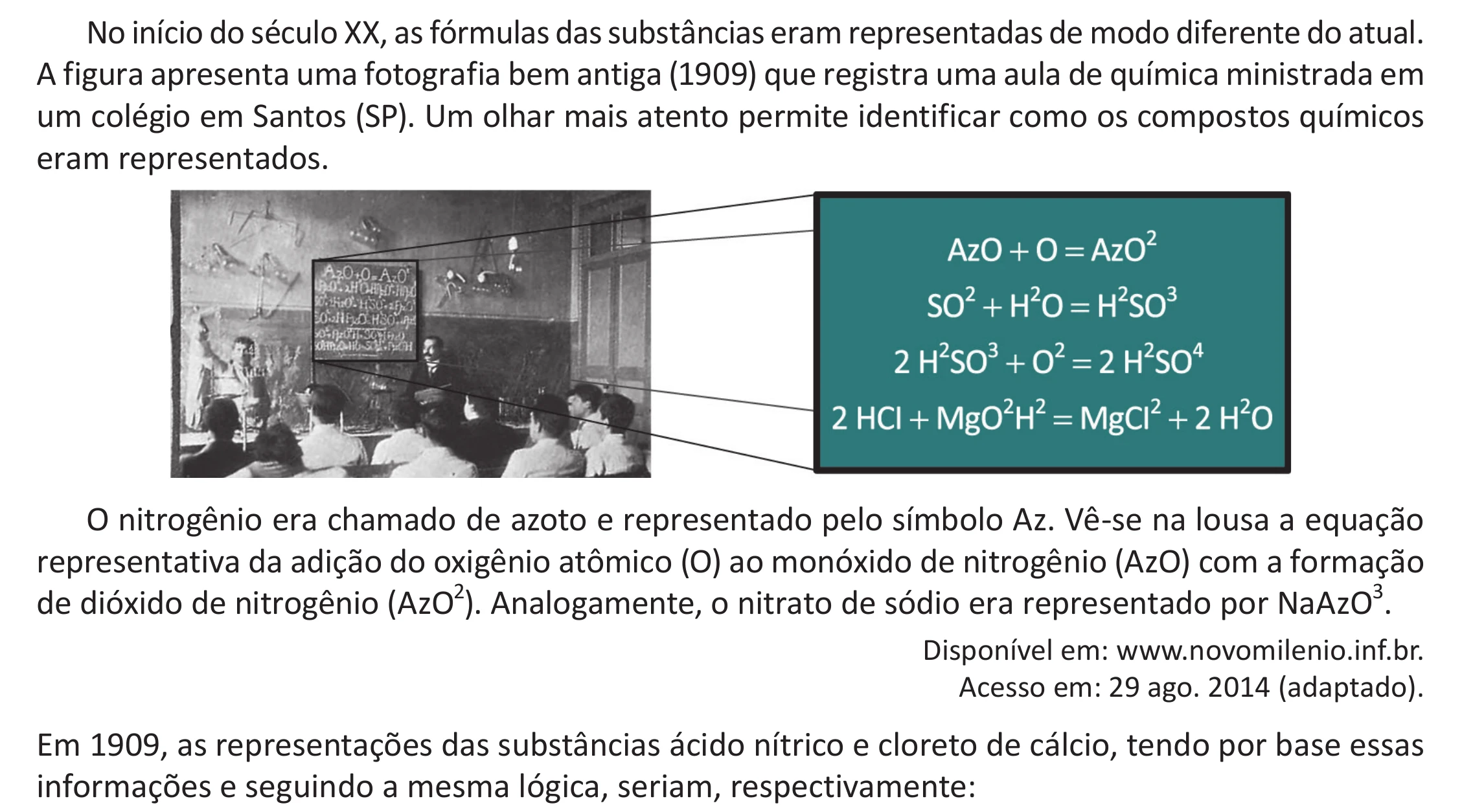 Enunciado original completo da questão 108 do ENEM 2025 - 2º Dia – Caderno 12 – Roxo (Libras) – Aplicação Regular - (Ampliada), página 11.