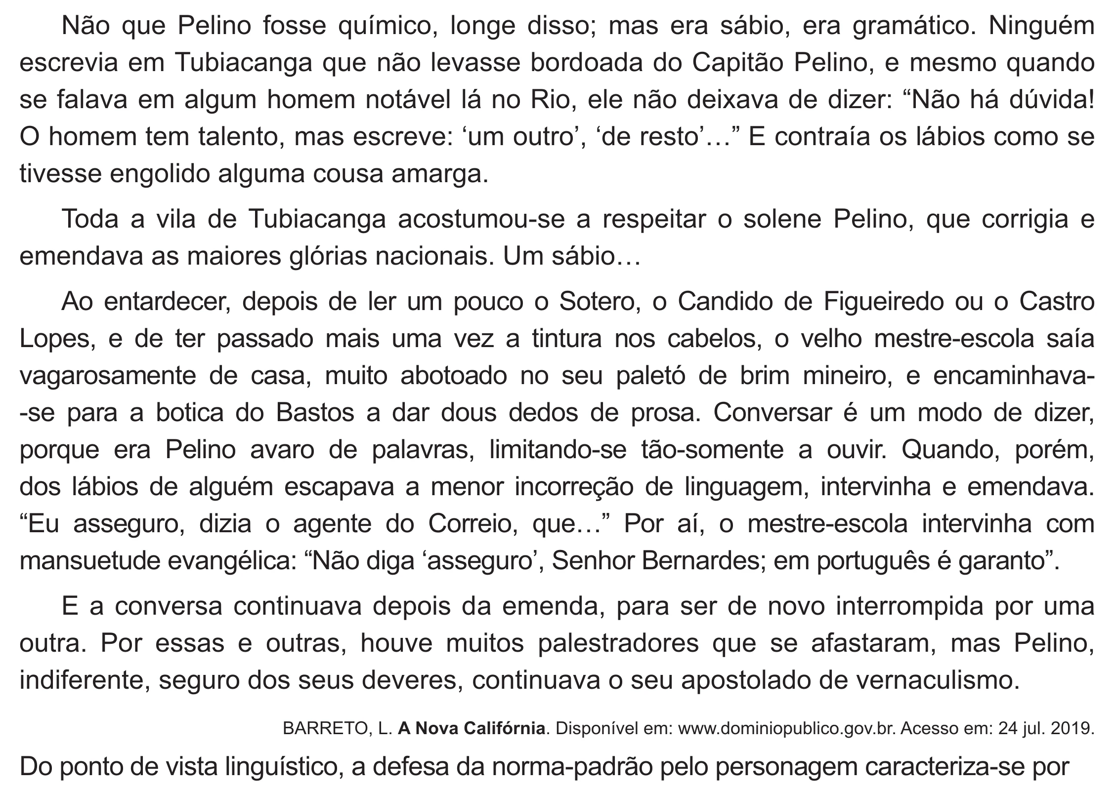 Enunciado original completo da questão 36 do ENEM 2021 - 1º Dia – Caderno 10 – Verde (Libras – Ampliada) – Aplicação Regular, página 32.