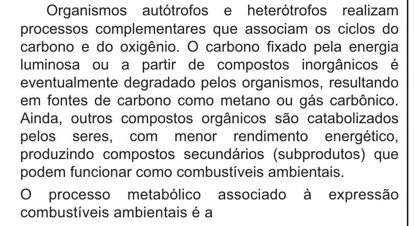 Enunciado original completo da questão 118 do ENEM 2021 - 2º Dia – Caderno 11 – Laranja (braile e ledor) – Aplicação Regular, página 10.