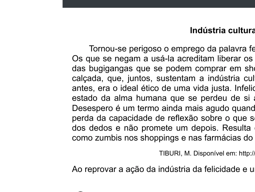 Enunciado original completo da questão 10 do ENEM 2020 - 1º Dia - Caderno 4 – Rosa – Espanhol – Aplicação digital, página 14.