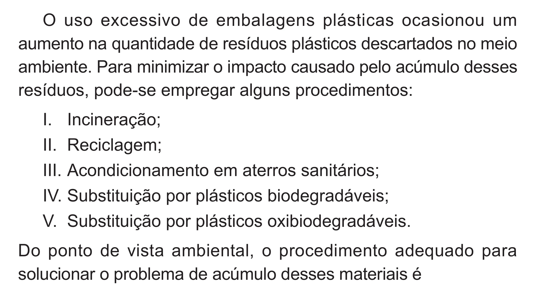 Enunciado original completo da questão 91 do ENEM 2024 - 2º Dia – Caderno 8 – Verde (Superampliada) – Reaplicação/PPL, página 3.