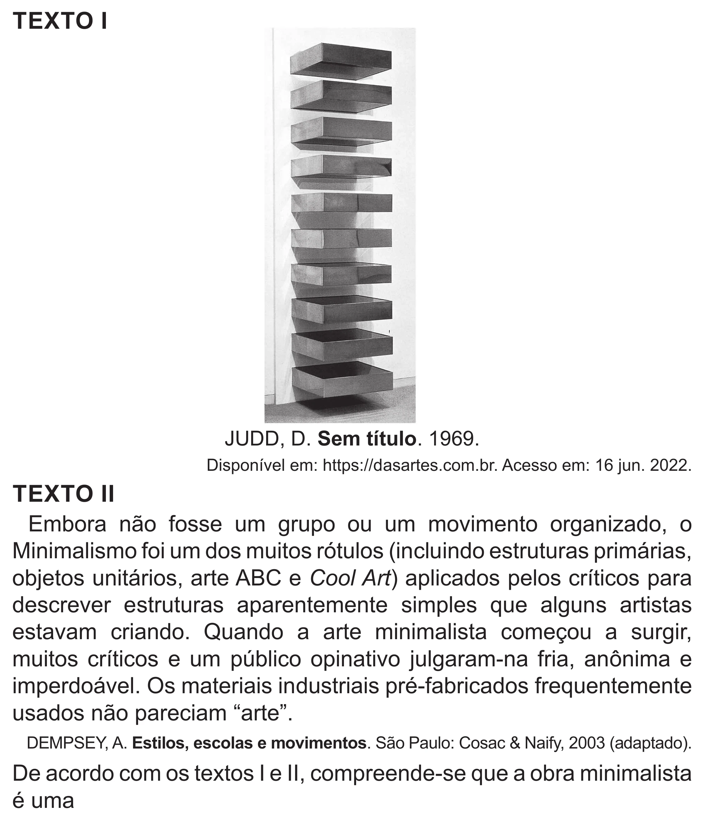 Enunciado original completo da questão 28 do ENEM 2022 - 1º Dia – Caderno 10 – Verde (Libras – Superampliada) – Aplicação Regular, página 33.