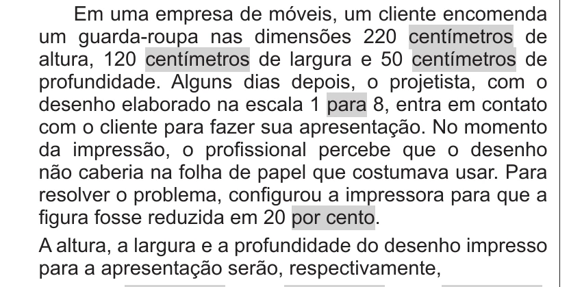 Enunciado original completo da questão 143 do ENEM 2016 - 2º Dia - Caderno 6 - Cinza – Aplicação regular - Ledor, página 19.