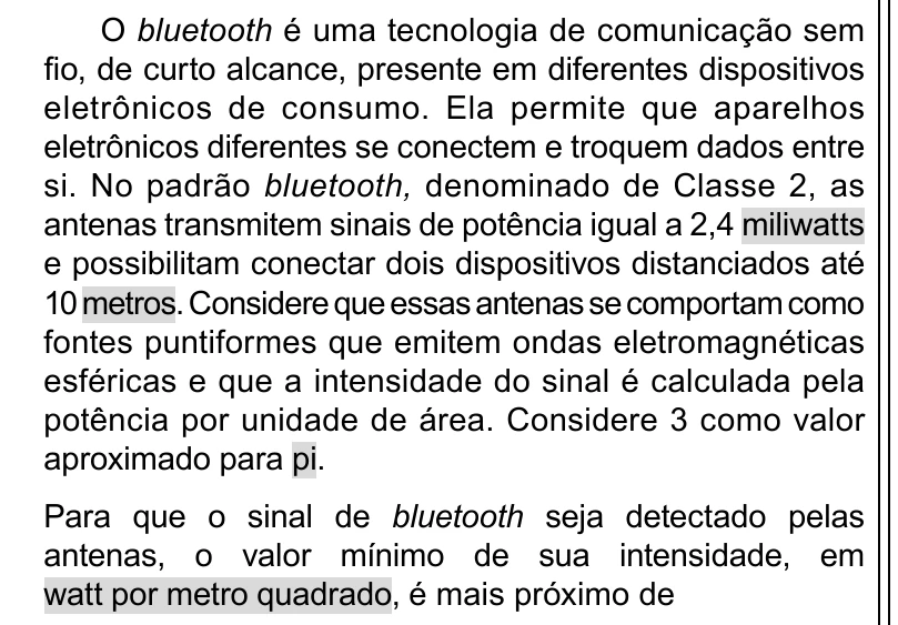 Enunciado original completo da questão 116 do ENEM 2023 - 2º Dia – Caderno 11 – Laranja (braile e ledor) – Aplicação Regular, página 12.