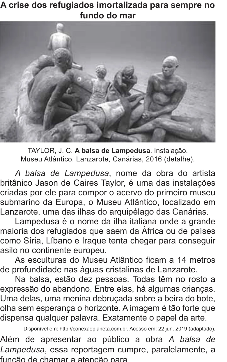 Enunciado original completo da questão 30 do ENEM 2021 - 1º Dia – Caderno 2 – Amarelo – Aplicação Regular, página 13.
