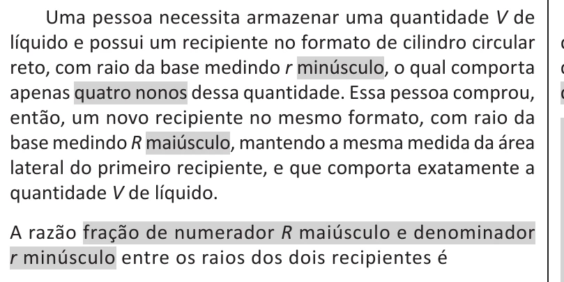 Enunciado original completo da questão 137 do ENEM 2025 - 2º Dia – Caderno 11 – Laranja (Braile e ledor) – Aplicação Regular - (Ledor) - Belém, Ananindeua e Marituba, página 17.
