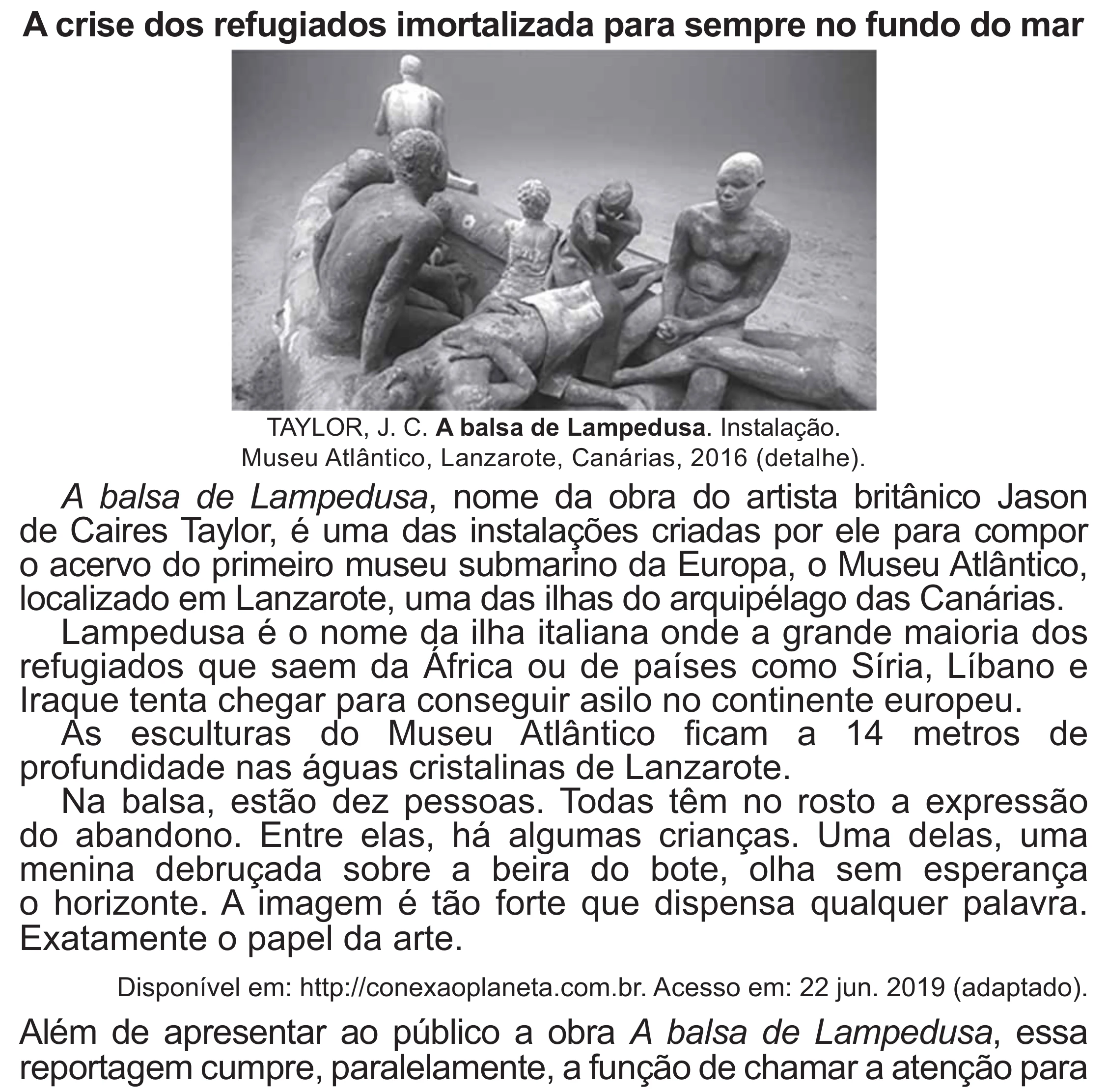 Enunciado original completo da questão 30 do ENEM 2021 - 1º Dia – Caderno 10 – Verde (Libras – Superampliada) – Aplicação Regular, página 35.