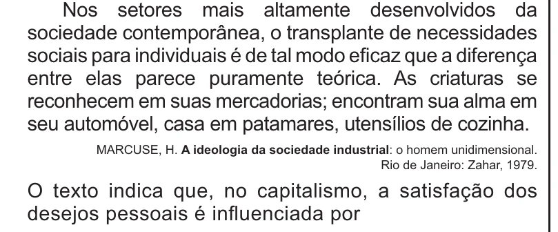 Enunciado original completo da questão 67 do ENEM 2021 - 1º Dia – Caderno 3 – Branco – Aplicação Regular, página 26.