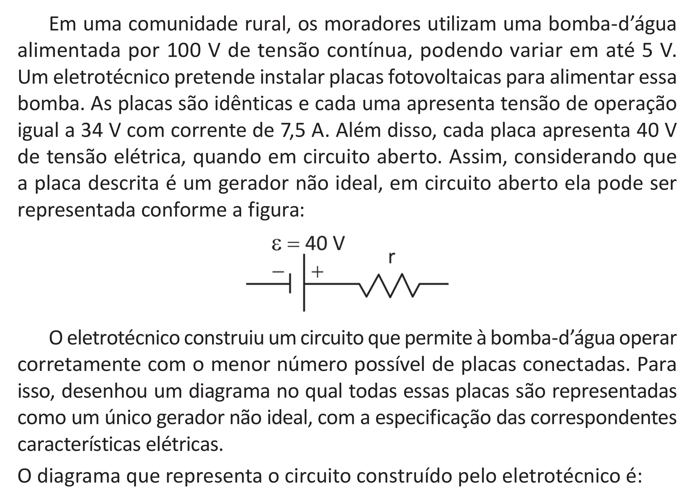 Enunciado original completo da questão 125 do ENEM 2025 - 2º Dia – Caderno 11 – Laranja (Braile e ledor) – Aplicação Regular - (Superampliada), página 36.