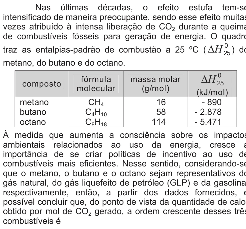 Enunciado original completo da questão 42 do ENEM 2009 - 1º Dia - Caderno 4 - Rosa, página 16.